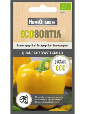 ORGANSKO SJEME ECOSORTIA PAPRIKA QUADRATO D'ASTI GIALO
